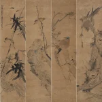 任薰（1835－1893）花鳥四屏