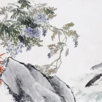 吳平（1920－2019）紫藤游魚