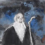 王西京（B.1946）大千居士像