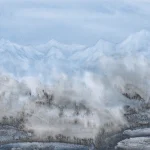 秦立生（B.1952）雪山遠眺