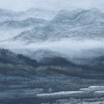 秦立生（B.1952）遠望群山