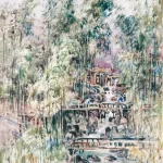 藍蔭鼎（1903－1979）竹林幽居