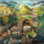 簡錫圭（B.1936）山城故事（金瓜石）