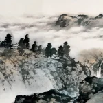 胡念祖（1927－2019）登山圖