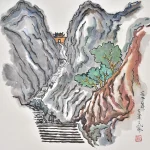 呂蒙（1915－1996）山中古寺