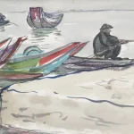 洪瑞麟（1912－1996）海邊