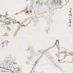 任伯年（1840－1895）花鳥二幅
