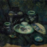 龐薰琹（1906－1985）靜物（青花瓷）