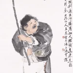王震（1867－1938）劉海戲蟾圖