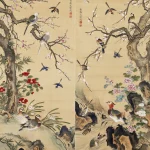 沈銓（1682－1760）四季花鳥（一對）