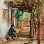 倪蔣懷（1894－1943）鄉間寫生