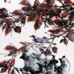 陳佩秋（1922－2020）紅林翠鳥