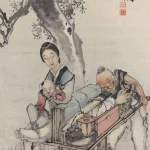 李霞（1871－1938）孟母遷居圖