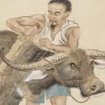 方人定 （1901－1975）牧牛圖