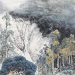 關山月（1912－2000）江珠南岸一景