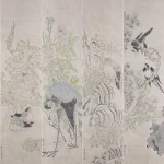 任熊（1823－1857）花鳥四屏