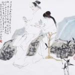 王西京（B.1946）仕女奉茶