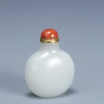 白玉光素鼻煙壺
