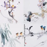趙少昂（1905－1998）花鳥四幅