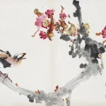 趙少昂（1905－1998）飛鳥枝上啼