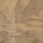 唐寅（1470－1524）落崖觀瀑