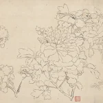 高劍父（1879－1951）；楊善深題；花卉寫生稿