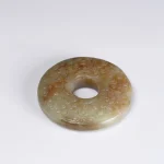 漢 白玉雲紋系璧