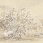 沙馥（1831－1906）鷺立蘆花秋水明