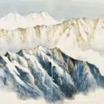林玉山（1907－2004）喜馬拉雅雪山