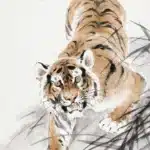 林玉山（1907－2004）猛虎下山