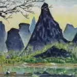 黃鷗波（1917－2003）漓江早春