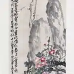 吳昌碩（1844－1927）山茶白石圖