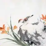林玉山（1907－2004）芳英戲雀