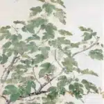 林玉山（1907－2004）綠葉麻雀