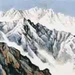 林玉山（1907－2004）喜馬拉雅雪山