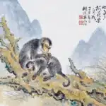 林玉山（1907－2004）抓蝨樂自如