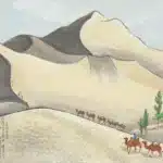 黃鷗波（1917－2003）鳴沙山夕照