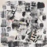 石虎（1942－2023）抽象人物