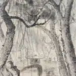 黃鷗波（1917－2003）水流楊柳月