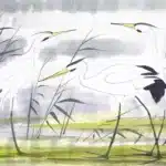 林風眠（1900－1991）三鷺鷥