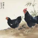 林玉山（1907－2004）雙雞