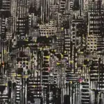 吳冠中（1919－2010）都市之夜