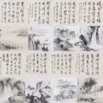 黃君璧（1898－1991）；歐豪年題；尋山冊頁（二十四開）
