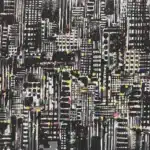吳冠中（1919－2010）都市之夜