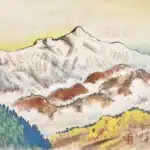 黃鷗波（1917－2003）玉山積雪