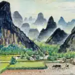 黃鷗波（1917－2003）灕江春耕