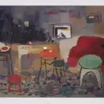 吳冠中（1919－2010）英國鄉村酒店