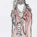 鄭善禧（B.1932）黃眉翁受蟠桃