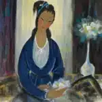 林風眠（1900－1991）賞花仕女