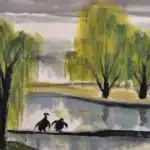 林風眠（1900－1991）秋塘